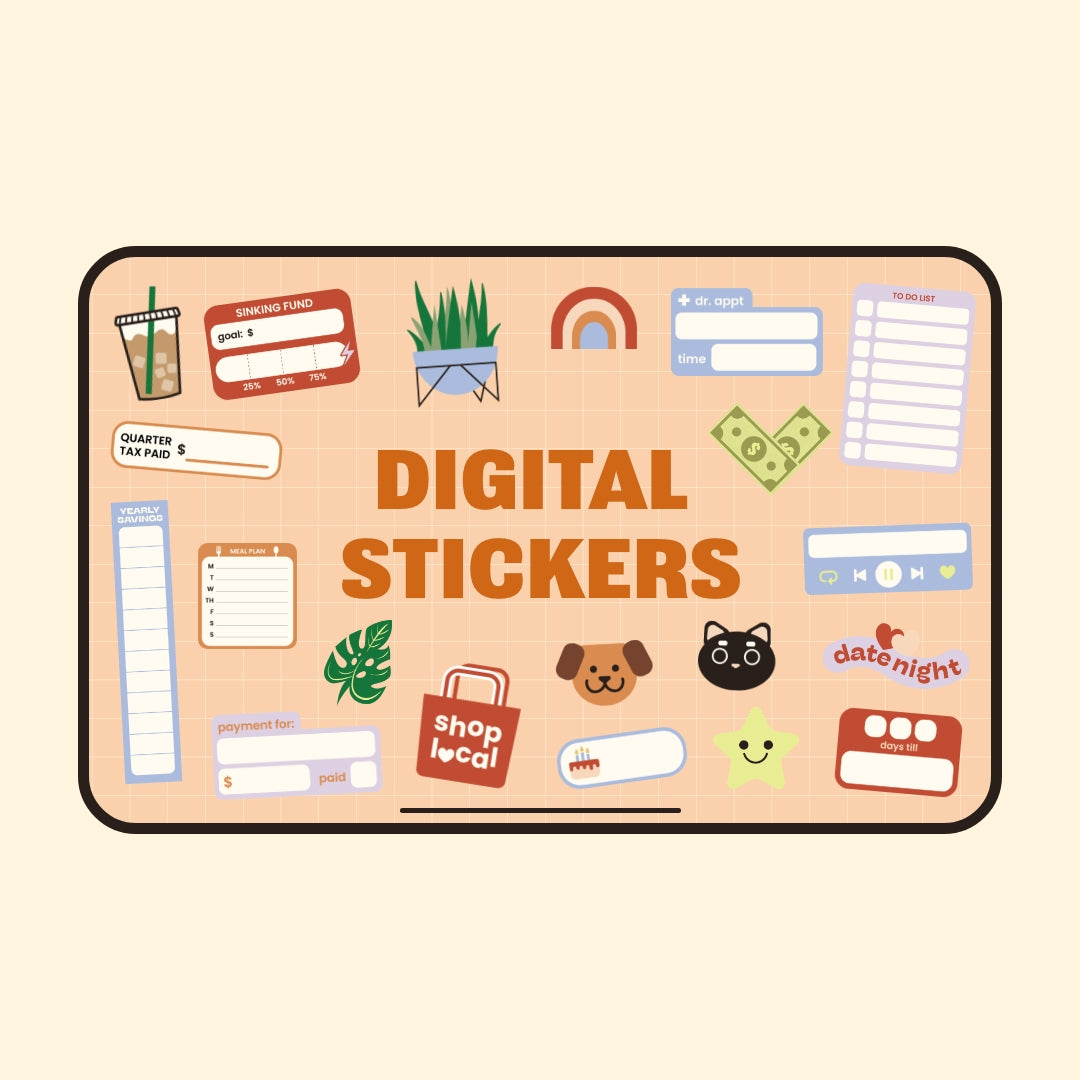 Documenting Life As It Happens Digital Sticker Sheet — Sojourner